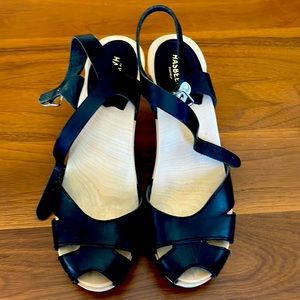 Swedish Hasbeen clogs black size 38